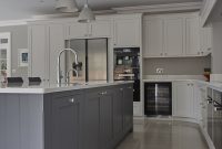 Stunning Hand Painted Shaker Kitchen Silestone Quartz Work inside dimensions 2592 X 3888