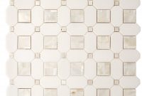 Thassos Mother Of Pearl Basketweave Marble Mosaic In 2019 with dimensions 2500 X 2500