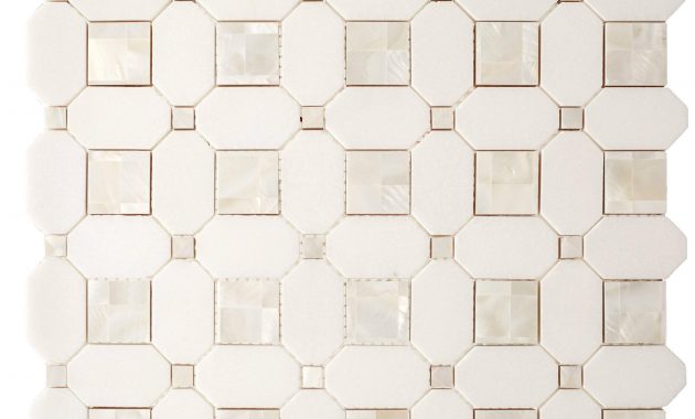 Thassos Mother Of Pearl Basketweave Marble Mosaic In 2019 with dimensions 2500 X 2500