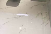 The Finish Bathroom Floor Featuring Pure White Carrara pertaining to size 900 X 1200