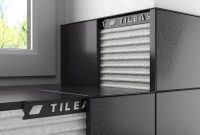 Tileasy 10mm Black Square Edge Metal Tile Trim Bat10 inside proportions 1280 X 1280