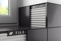 Tileasy 10mm Black Square Edge Metal Tile Trim Bat10 throughout size 1280 X 1280