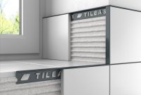 Tileasy 10mm Cobalt Grey Square Edge Metal Tile Trim Cgat10 regarding measurements 1280 X 915