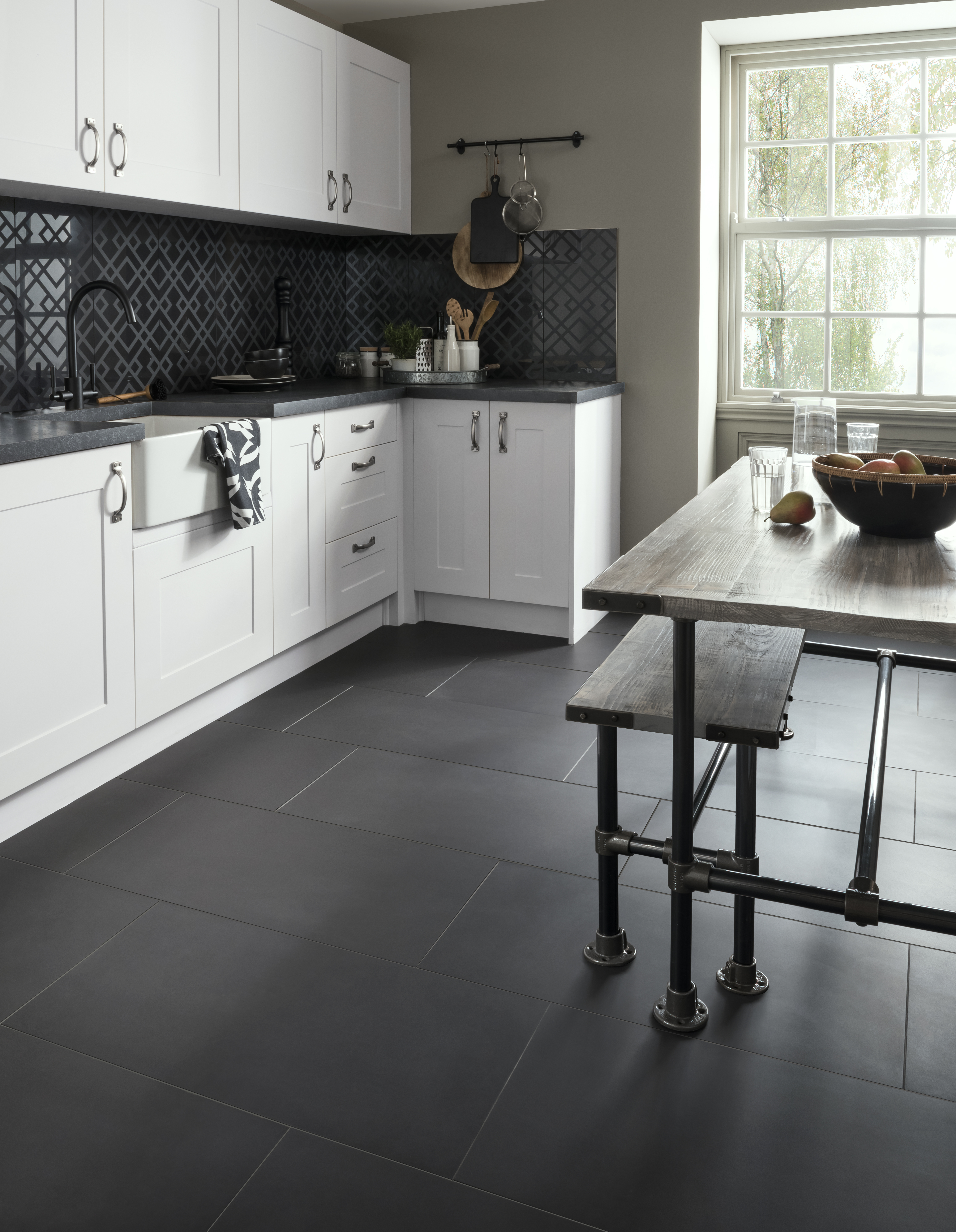 Tiles Laminate Or Luxury Vinyl Which Kitchen Flooring regarding proportions 4557 X 5876