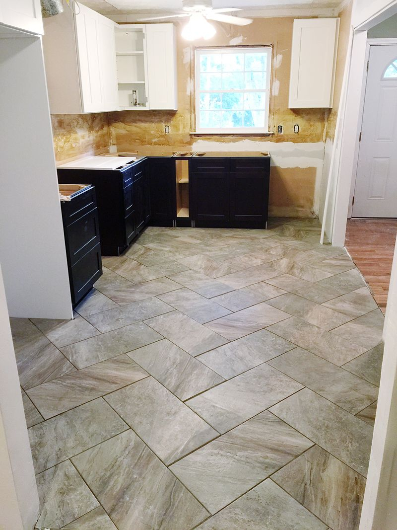 Tips To Lay A Herringbone Pattern Tile Kitchen Floor Tile in dimensions 800 X 1067