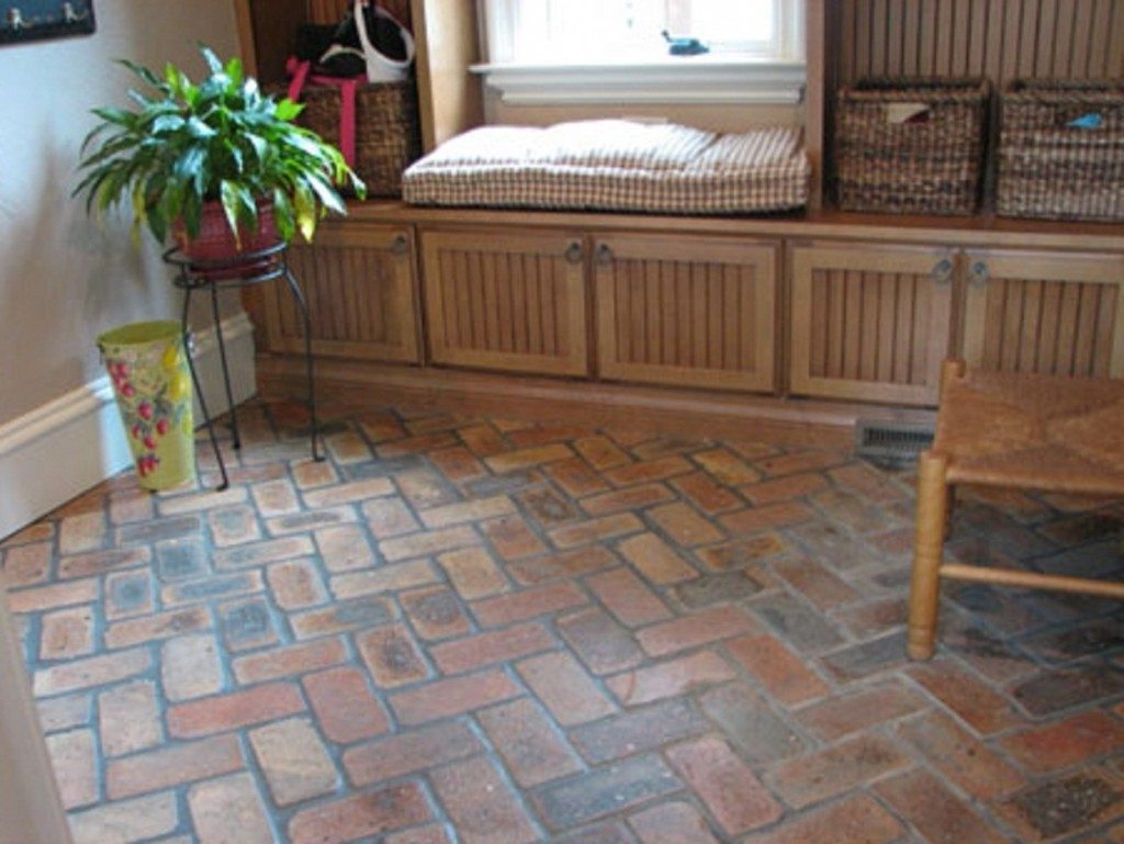 Top 28 Vinyl Flooring That Looks Like Brick Wooden Kitchen pertaining to proportions 1024 X 769