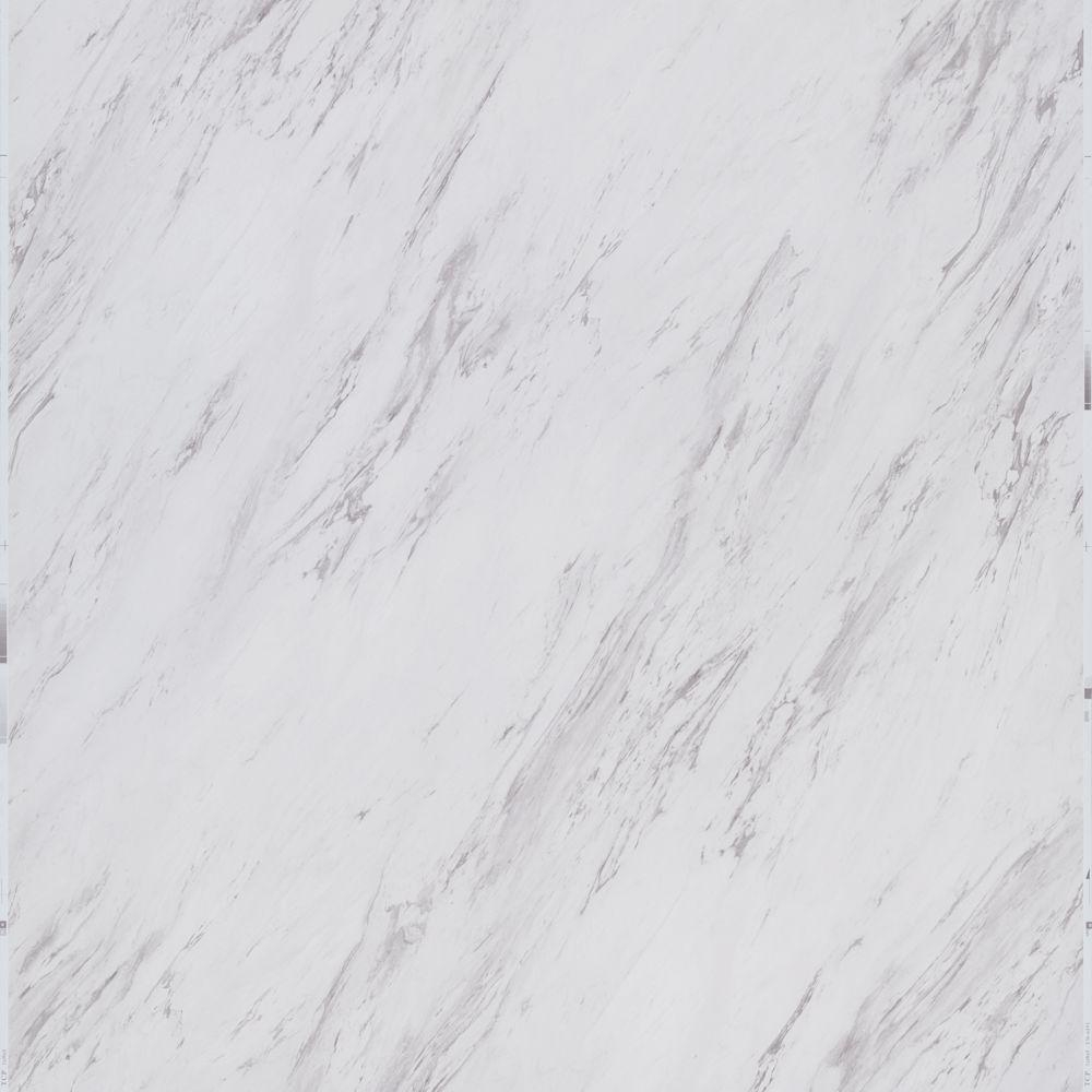 Trafficmaster Carrara Marble 12 In X 24 In Peel And Stick Vinyl Tile 20 Sq Ft Case pertaining to measurements 1000 X 1000