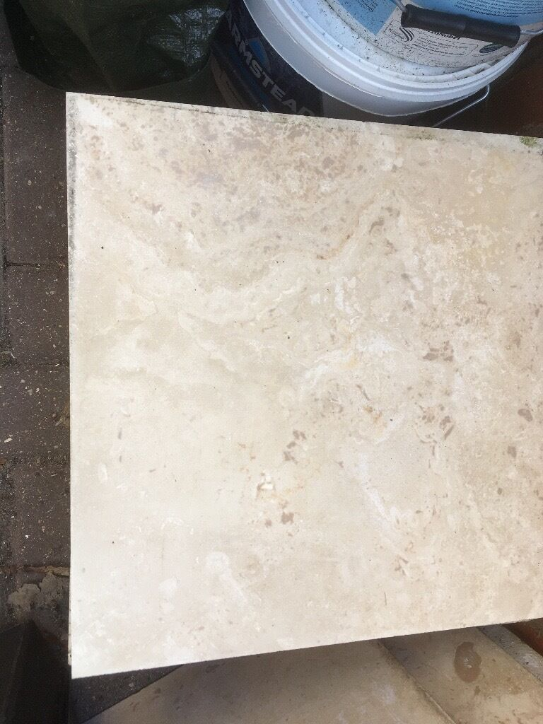 Travertine Marble Floor Tiles 40cm Square Approx 4 Square pertaining to dimensions 768 X 1024