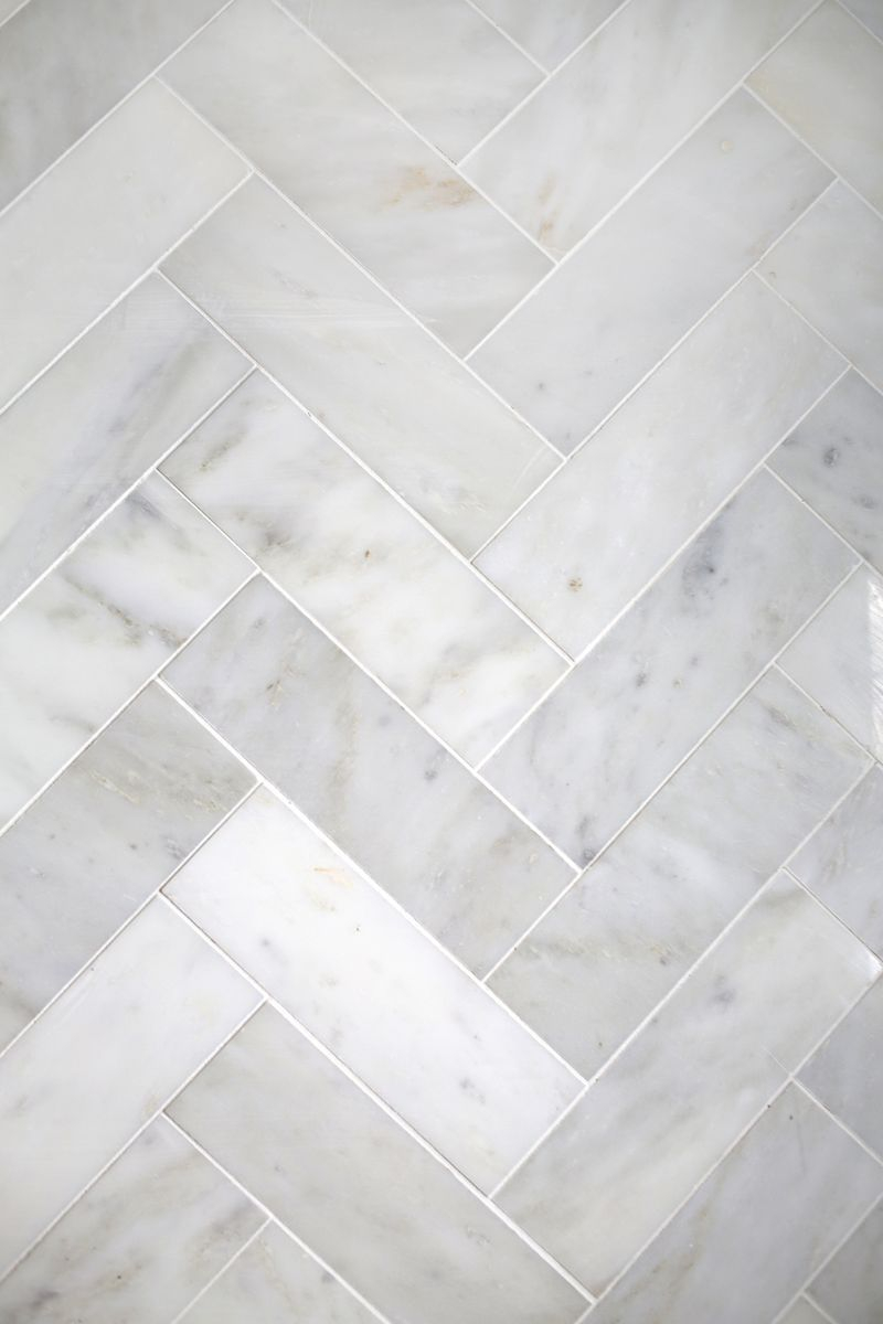 Try This Herringbone Marble Tile A Beautiful Mess for measurements 800 X 1200