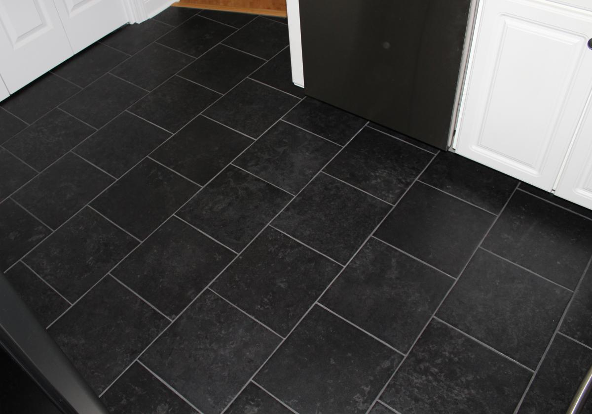 Unusual Black Floor Tiles Chris Style From Recommended throughout size 1200 X 838