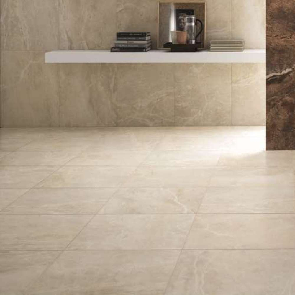 Venetian Bone Marble Effect Porcelain Tiles Rubber Garage Tiles inside size 1000 X 1000