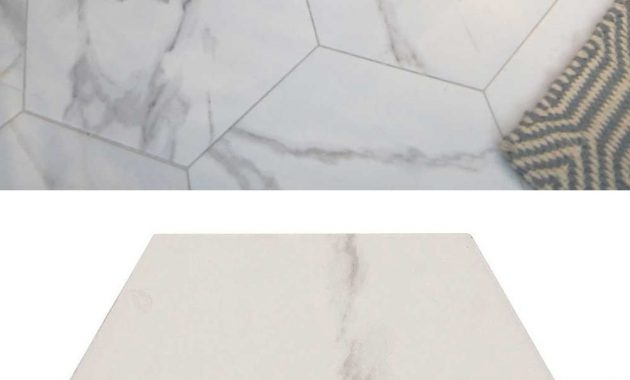 Voronoi White Marble Effect Hexagon Tiles In 2019 Room for proportions 1000 X 2000