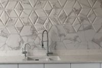 Voronoi White Marble Effect Hexagon Tiles Tiles Hexagon pertaining to proportions 1000 X 1000