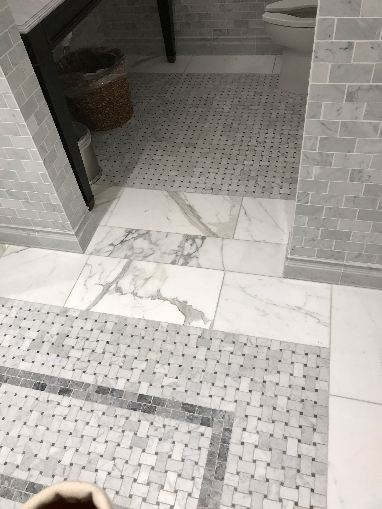 We Love To See Mosaic Floor Detailing Combined With Marble with size 1536 X 2048
