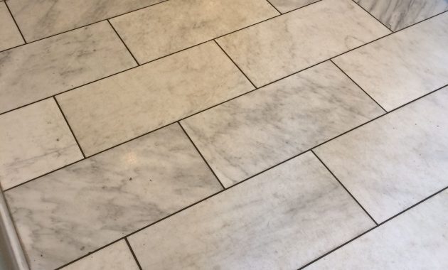 White And Gray Marble With Dark Gray Grout In 2019 Grey for dimensions 2448 X 3264