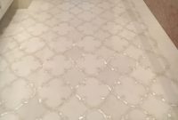 White Marble With Mother Of Pearl Detail Bathroom Floor In inside measurements 3024 X 4032