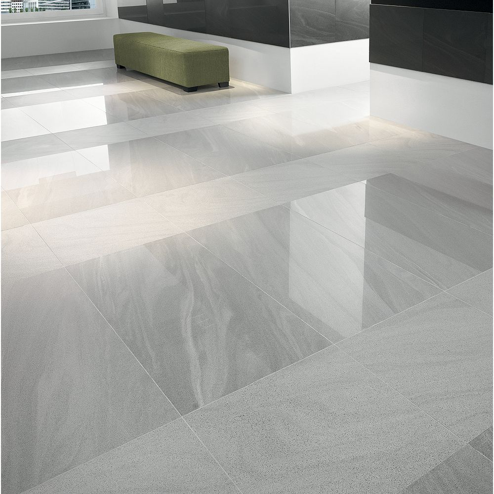 Wickes Arkesia Gris Polished Porcelain Floor Tile 600 X in measurements 1000 X 1000